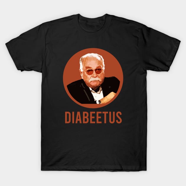 diabeetus brown retro T-Shirt by Mortensen